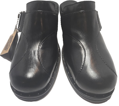 Harley Davidson BIANCA CLOG Ladies Black Sandals Vintage New Old Stock Size 6