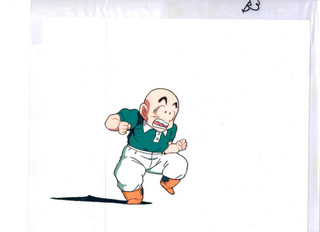 Dragon Ball Z anime cel Krillin