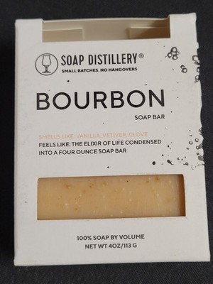 Soap Distillery Bourbon Soap Bar 4 oz (2023) Brand New Factory Boxed USA Soap