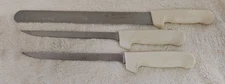 Dexter Russell 3 Piece Knife Set  S140-12SC Roast slicer  and 2 of S133-8 Fillet