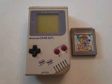 Original DMG-01 Nintendo GameBoy Game Boy Console Grey With Mario Land 2 Game