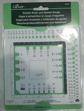 Clover Swatch Ruler and Needle Guage