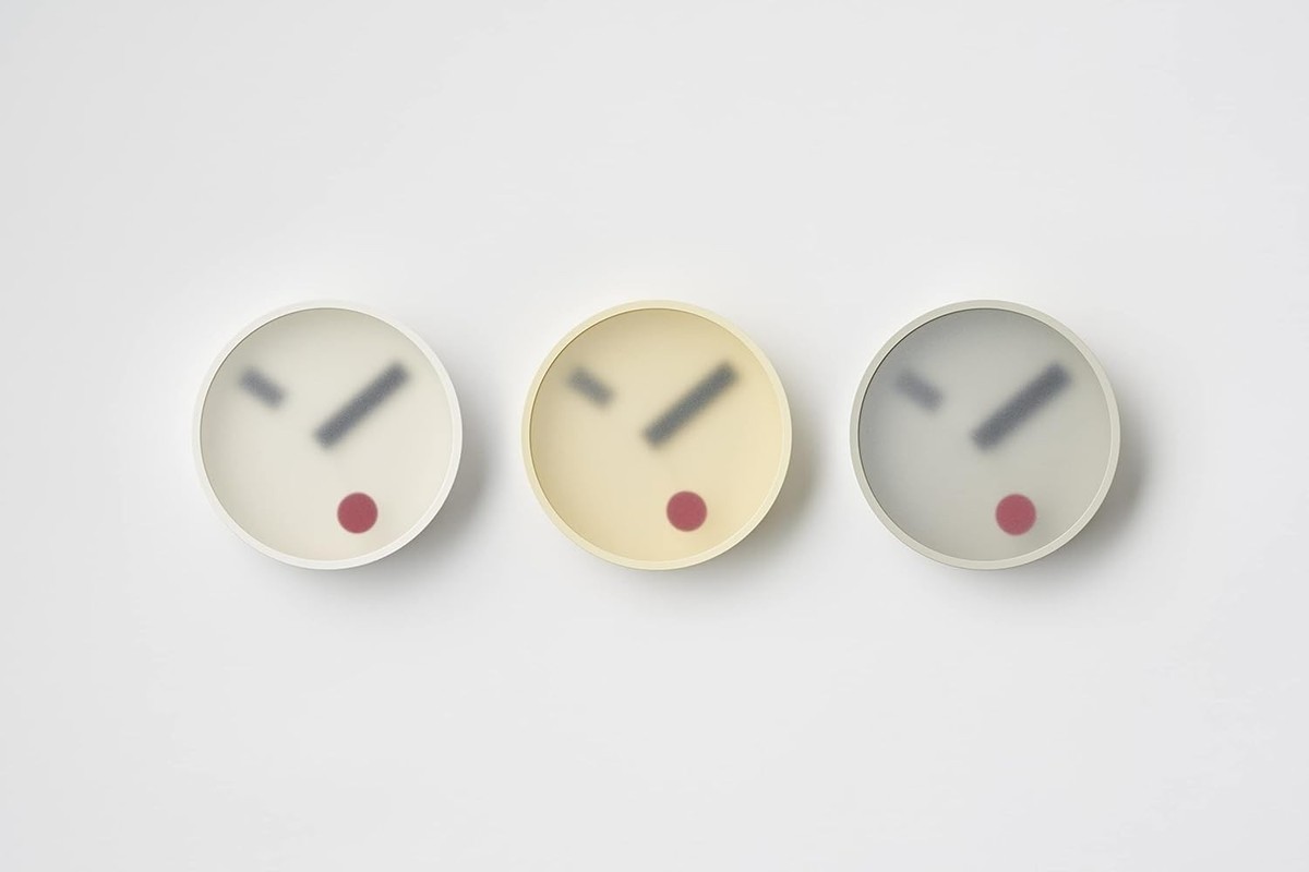Lemnos Wall Clock kehai KM22-01 3colors 130x55mm New Japan