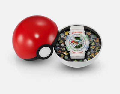 CASIO G-SHOCK x Pokemon GA-110PKM-7AJR Collab Watch Japan Limited
