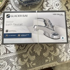 Glacier Bay Aragon 4 in. Centerset Single-Handle Low-Arc in Chrome HD67211W-6A01