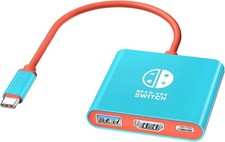 Nintendo Switch 3in1 Portable 4K HDMI Dock Station USB3.0 USB-C Hub PD Adapter
