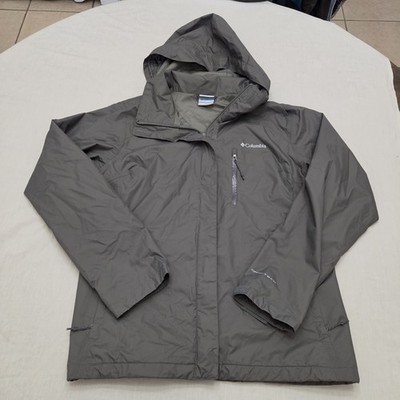 Columbia Rain Jacket Men s XL - Grey Omni-Tech Waterproof