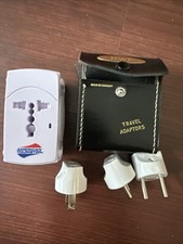 AMERICAN TOURISTER WORLDWIDE ADAPTOR PLUG And Another Set With Leather Case