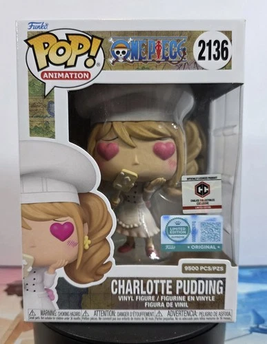 Funko POP! One Piece Charlotte Pudding #2136 LE 9500 Chalice Exclusive *Damage*