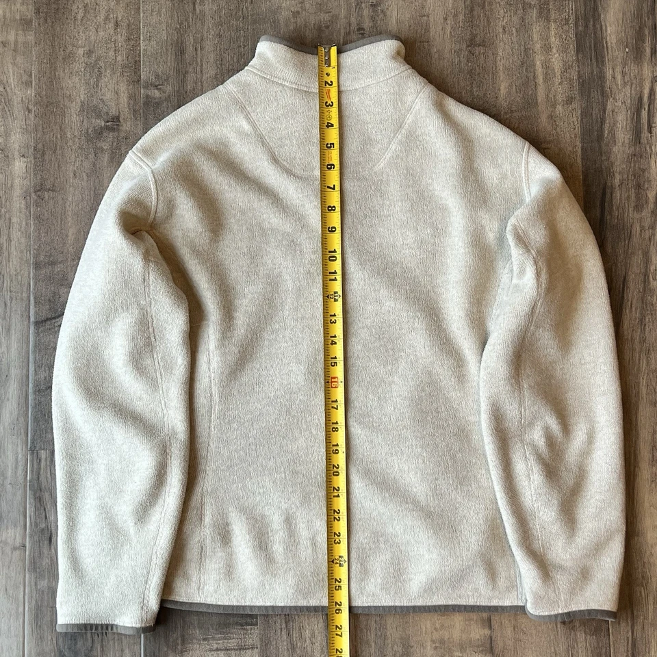 Cárdigan encubierto Arc'teryx para mujer Polartec beige chaqueta polar talla XL Foto 4 de 4