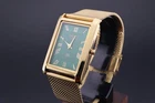 RARE Seiko Slim GREEN GOLD Quartz Gentlemen's Wrist Watch