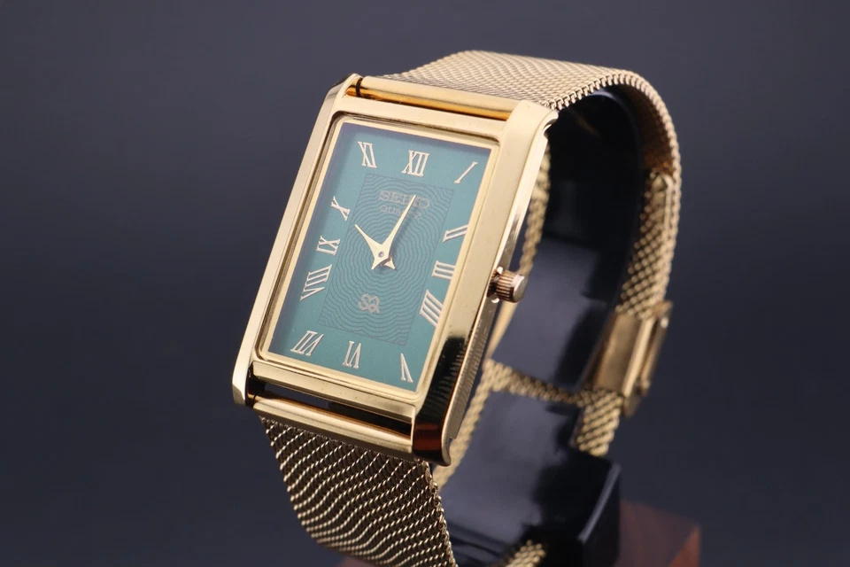 RARE Seiko Slim GREEN GOLD Quartz Gentlemen's Wrist Watch - (FREE SHIPPING) - Image 2 of 4