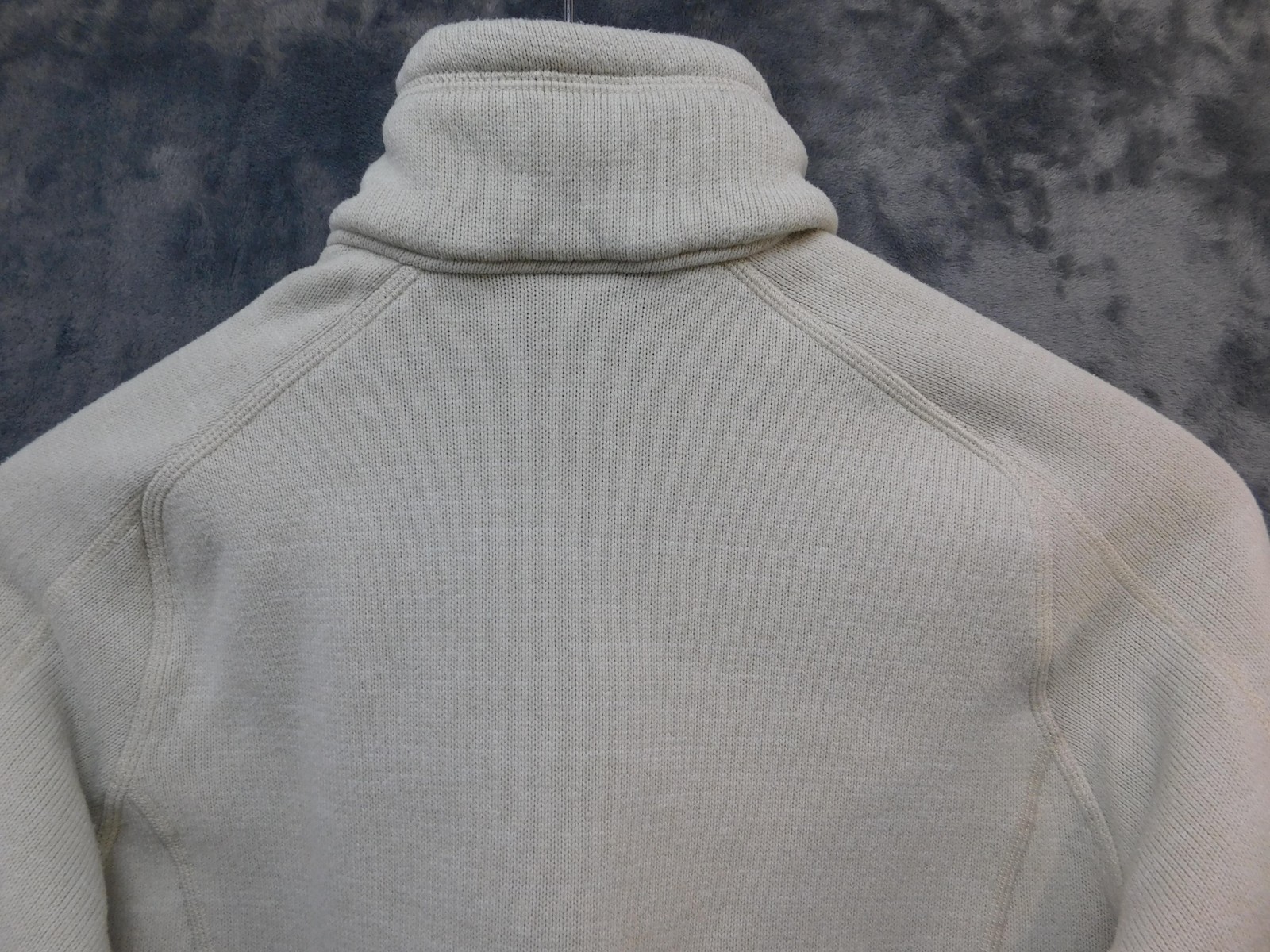 Patagonia Jacket Womens Medium White Fleece 1/4 Zip Pullover Sleeve Pocket thumbnail 10