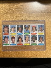1974 Topps Stamps 12 Stamp Panel Graig Nettles Willie McCovey Dave Kingman