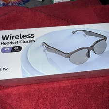 Wireless Bluetooth Headset Glasses  XG88 Pro. New In Box!!!!!