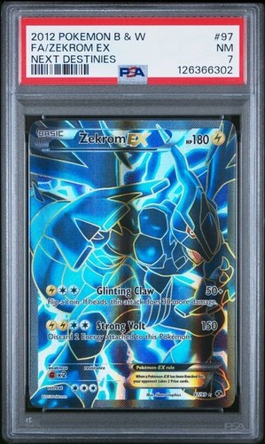 Zekrom-EX graded PSA 7 for sale on eBay