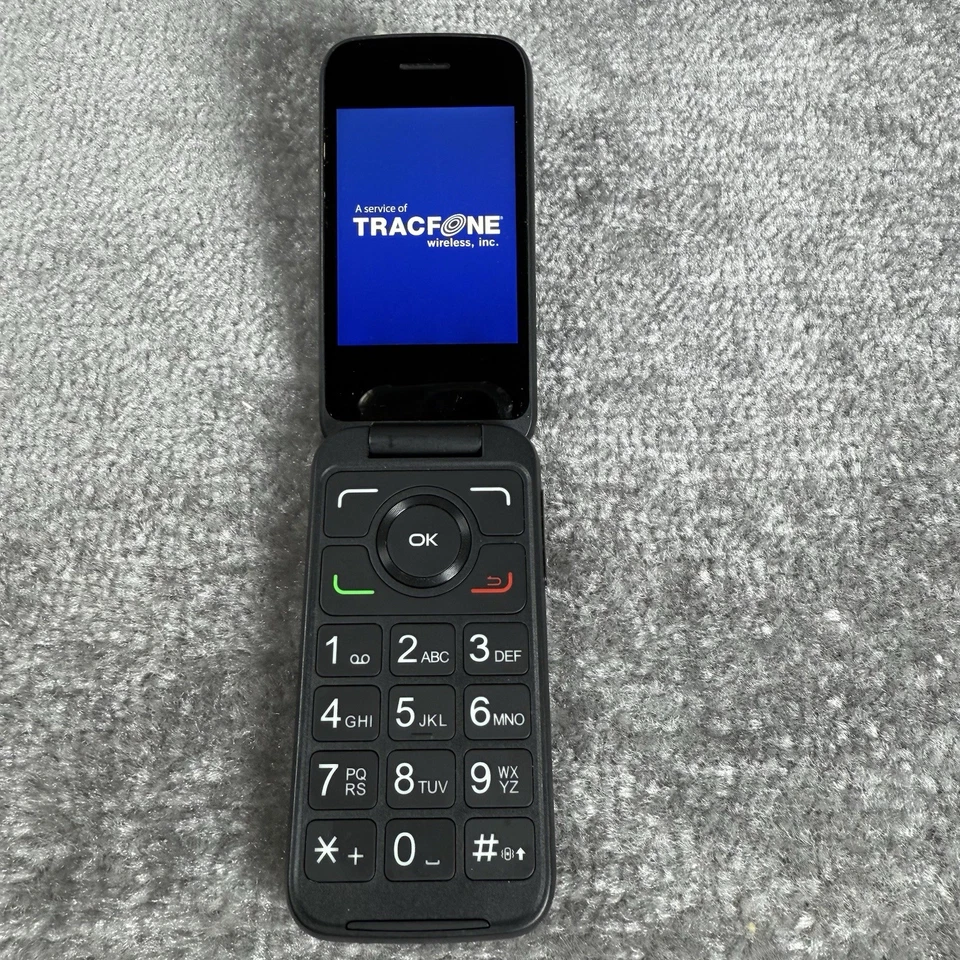 Tracfone Alcatel My Flip 2 Prepaid Flip Phone 4GB 4G LTE Black - Image 4 of 4