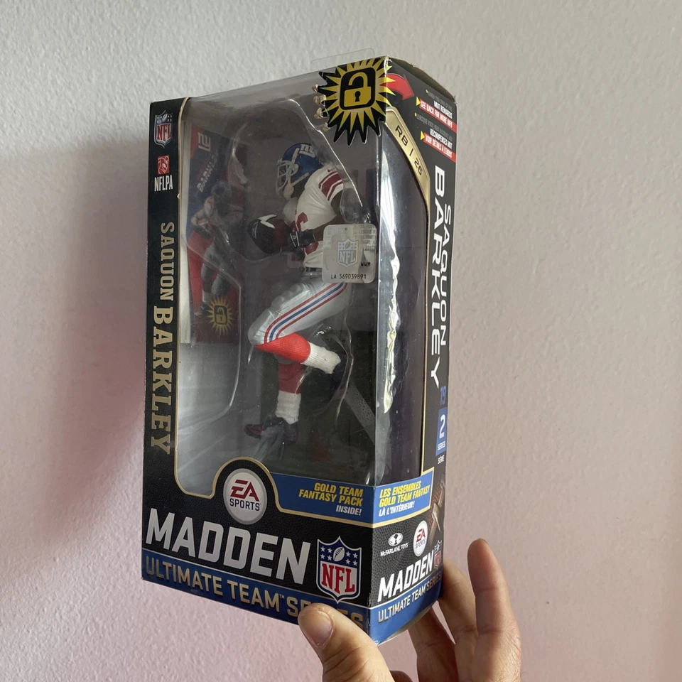 McFarlane NFL EA Sports Madden 19 Serie 2 Saquon Barkley New York Giants Novato Foto 4 de 4