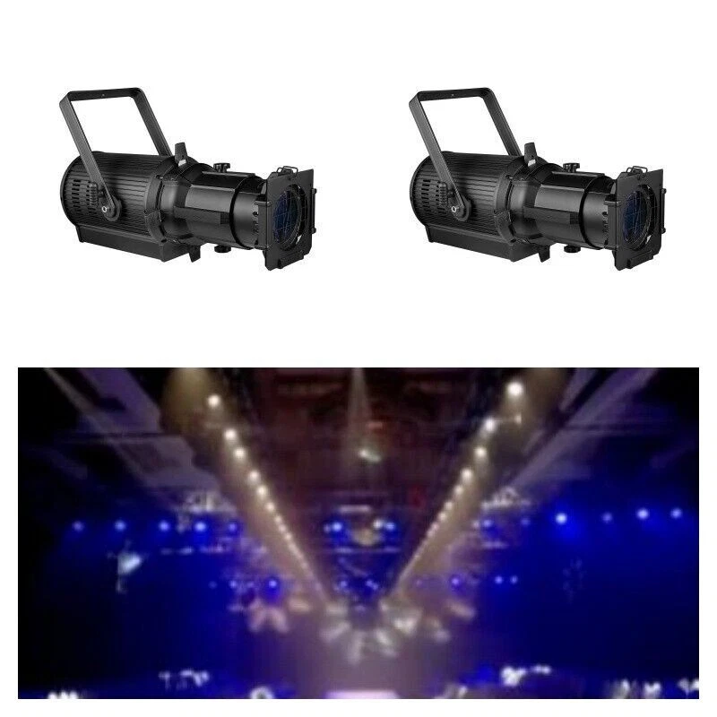 2X 300w LED Ellipsoidal Leko Projector Spot Cool/Warm white 2in1 Profile Light - Image 2 of 4