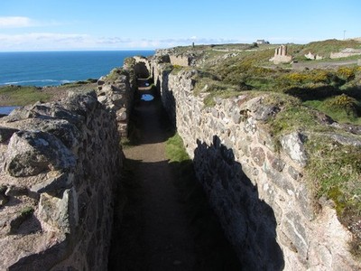Foto A3 Steinabzug an der Botallack Mine Boszean Gase wurden durch 2017 gezogen