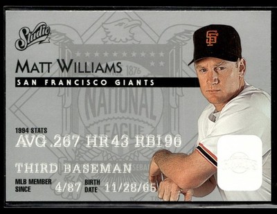 1995 Studio #24 Matt Williams