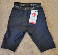 G-Form Mens Pro Sliding Shorts Black Padded Baseball Size Small NWT