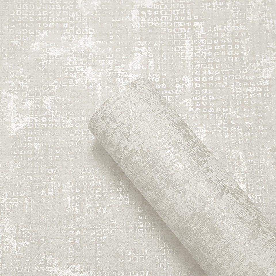 Light Coffee Wallpaper Living Room Embossed Glitter Textured Metallic ...
