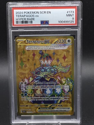 Terapagos ex 173/142 Sv07: Stellar Crown Hyper Rare Gold Card PSA 9 | eBay