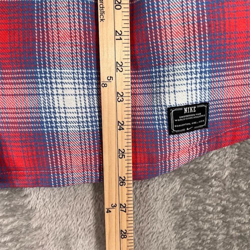 Nike Boys Plaid Button Down Shirt Medium Multicolor Long Sleeve Casual - Picture 6 of 13