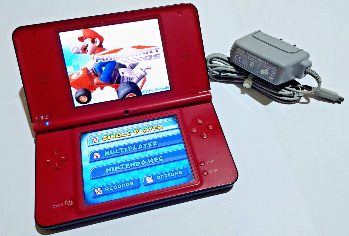 Nintendo DSi XL 25th Anniversary Edition with Mario Kart DS Game Red | eBay