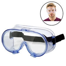 1/5/10PC Clear Safety Eye Goggles Anti Fog Glasses Full Enclosed Eye Protect