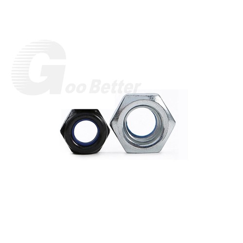Nyloc Nuts Nylon Insert Locking Nuts zinc Plated DIN 985 UNC 4# 5# 6# 8# 10# 1/4 - Picture 5 of 20