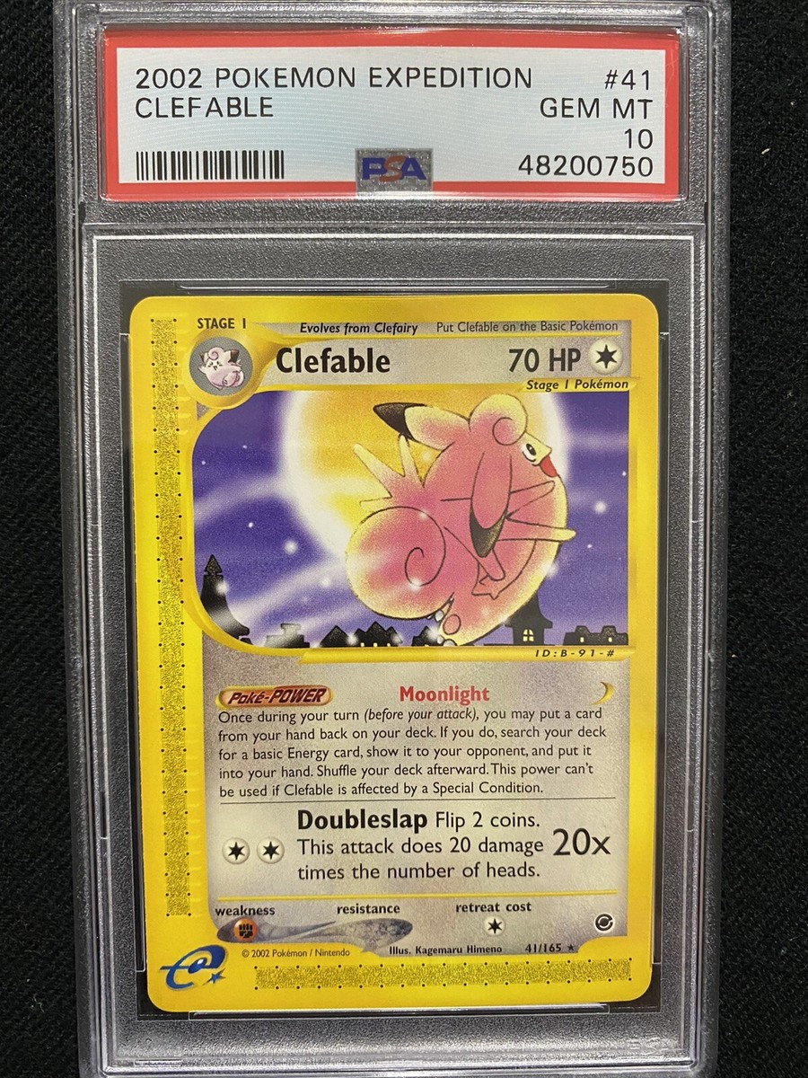 2002 Pokemon Expedition Clefable 41/165 PSA 10 Gem Mint | eBay