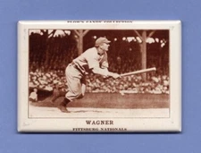 HONUS WAGNER BASEBALL CARD MAGNET HALL FAME ALL STAR FLYING DUTCHMAN PIRATES