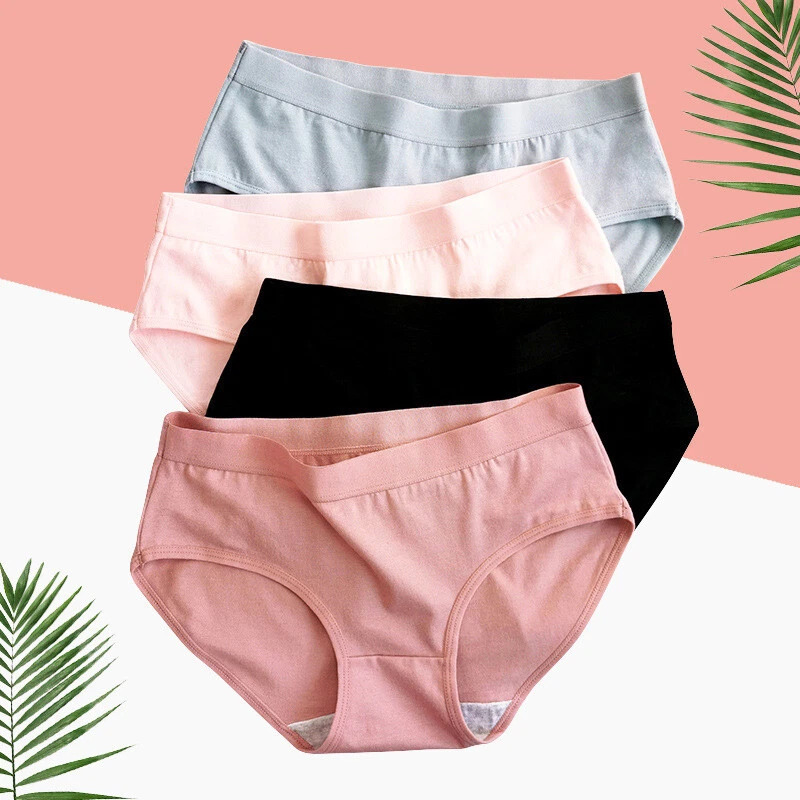 Paquete de 5 Sexy Damas Mujeres Algodón Bragas Calzoncillos Lencería Ropa Interior Cómoda Foto 4 de 4