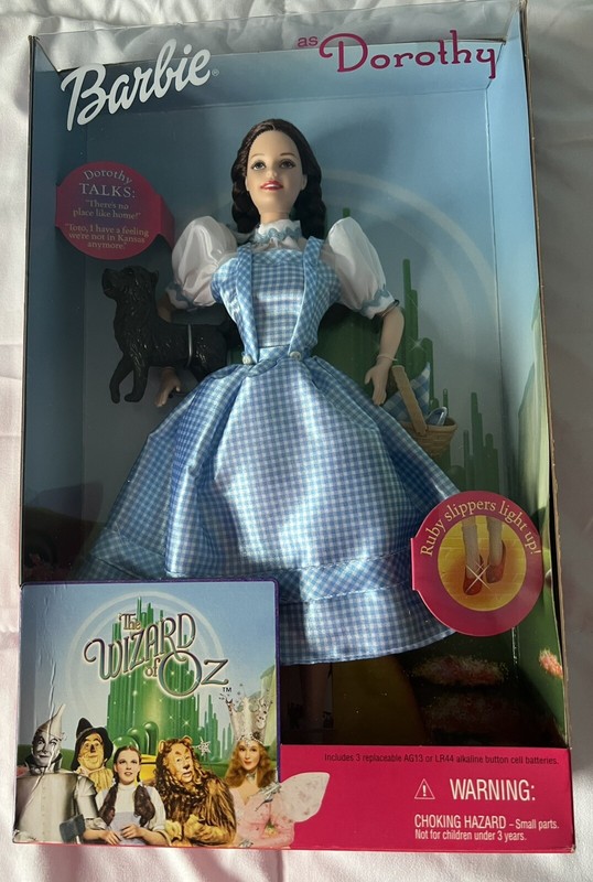 Vintage Barbie as Dorothy The Wizard of Oz Doll 1999 Mattel 25812 New In Box