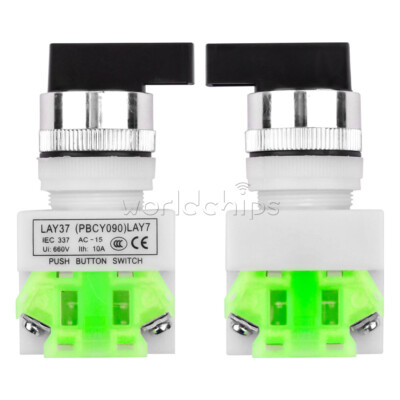 Three Position Selector Rotary Switch Power Ignition LAY7-20X/3  660V 10A