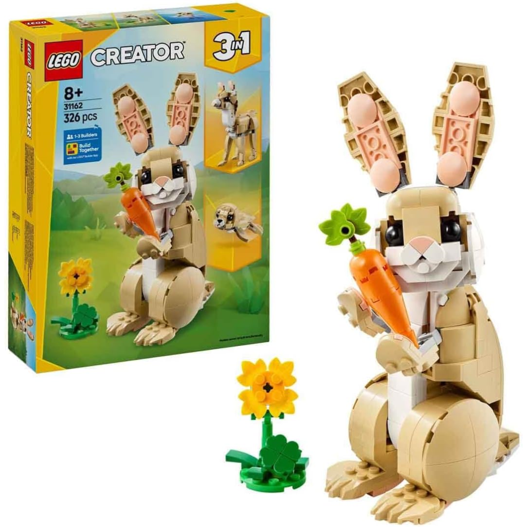 Lego Green Creator 3In1 Cute Bunny, Toy Animal Set 31162 - Image 14