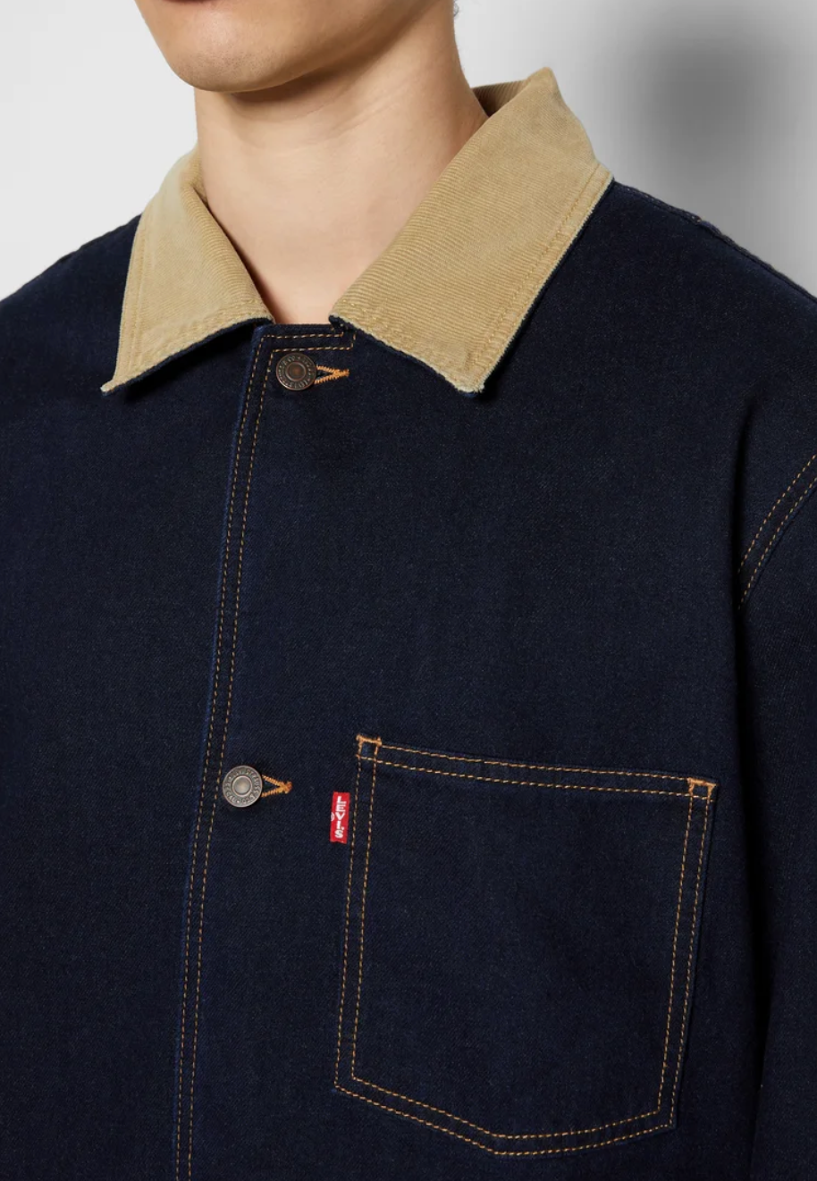 ALTRA Levi’s® CYPRESS CHORE COAT A32070000 Risciacquo Indaco Scuro L