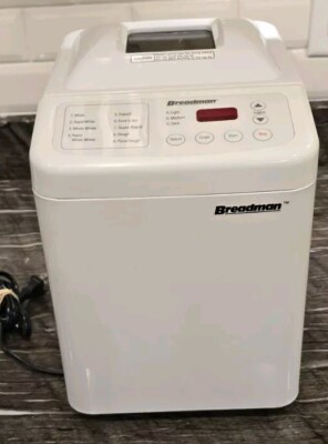 Breadman TR-440 SPR Bread Machine 9 Prog., 1.5 lb Loaf Tested Working 