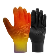 ROCKBROS Electric Heating Gloves Warm Fleece Inner Anti-Slip Touchscreen Gloves