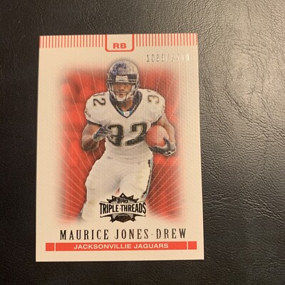 B97 2007 Triple Threads Topps /1449 #36 Maurice Jones Drew Jacksonville Jaguars￼