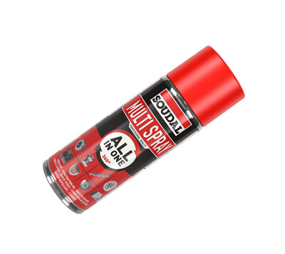 Soudal Multi Öl Spray 400ml 8in1 Ölspray Rostlöser Kriechöl Schmierspray 