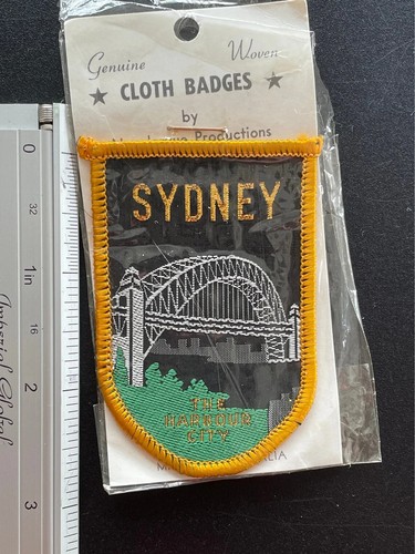 Sydney Australia Cloth Badge Patch Vintage NEW in Package - Picture 3 of 3
