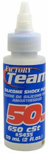 TEAM ASSOCIATED 50 WEIGHT SILICONE SHOCK OIL FLUID 5435 FOR traxxas rc10 losi