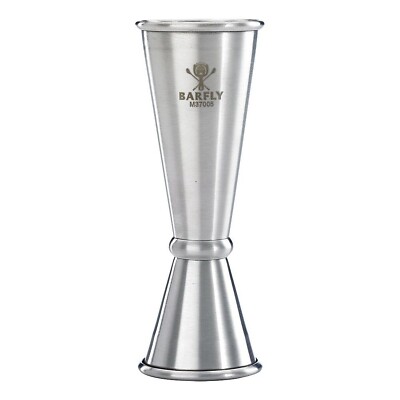 Barfly Japanese Style Jigger, M37003, 1 oz x 1-1/2 oz, Stainless
