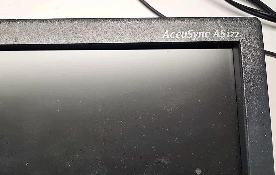 AS172-BK NEC AccuSync 17" black LED monitor Free Shipping - Image 2 of 4