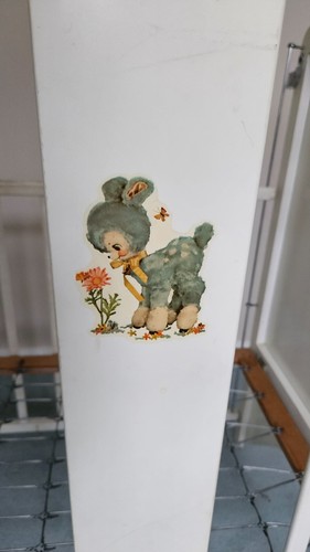 Vintage Early 1960's Drop Side Baby Cot In Original Used Condition - Picture 12 of 15