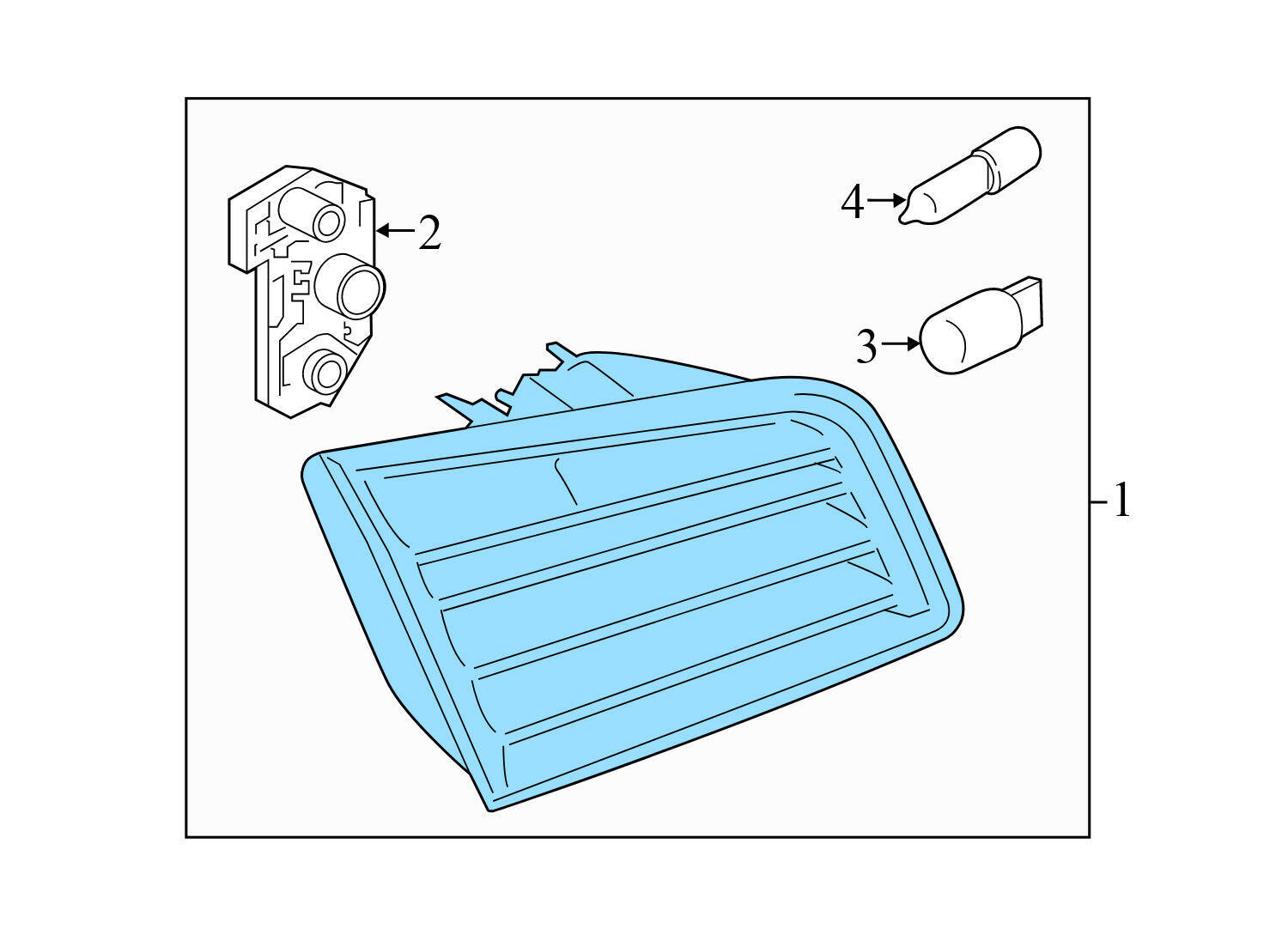 2014-2016 BMW 535I - Right Inner TAIL Light / LAMP 7306164 | eBay 