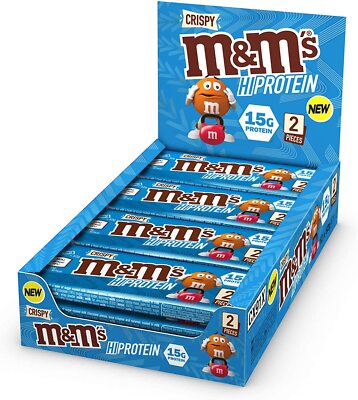 49,60 /kg M&M Hi-Protein Bar Crispy 12x52g Crispy - Snack Proteinriegel Sport